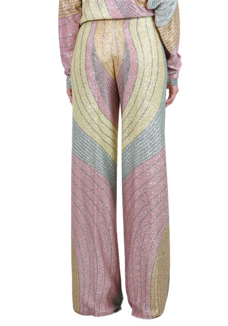 PANTALONE WIDE LEG IN MICROPAILLETTES STAMPATO CIRCUS HOTEL | Pantaloni | H4WD20PRT01